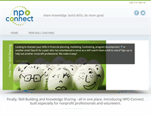 Tablet Screenshot of npoconnect.org